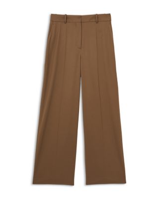 Solene Wool Blend Wide Leg Pants