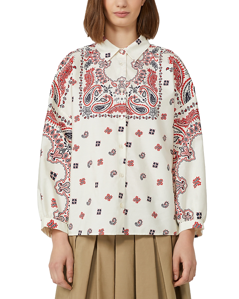 Weekend Max Mara Paisley-print Balloon Sleeve Shirt In Multi