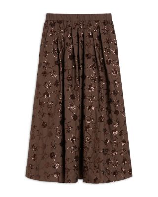 Tempra Embellished Midi Skirt