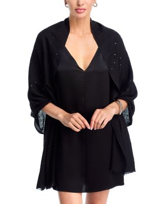 Cashmere Scattered Sequin Shawl