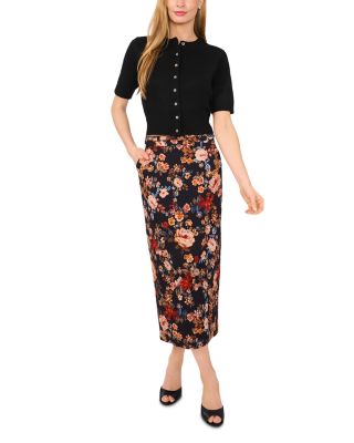 Floraas Belted Midi Skirt