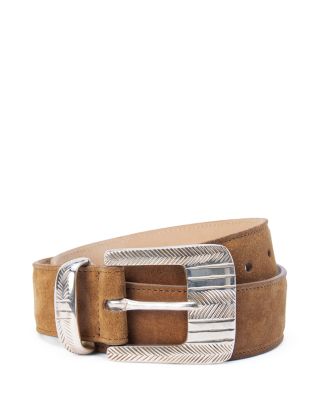 Aya Engraved Buckle Western Belt