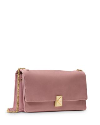Deco Glazed Leather Soft Shoulder Bag