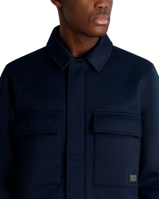 Twill Collared Shirt Jacket