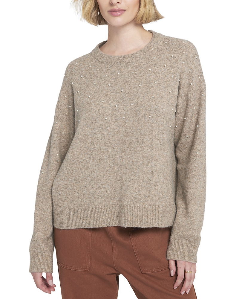Elle Collection Pearl Trimmed Sweater