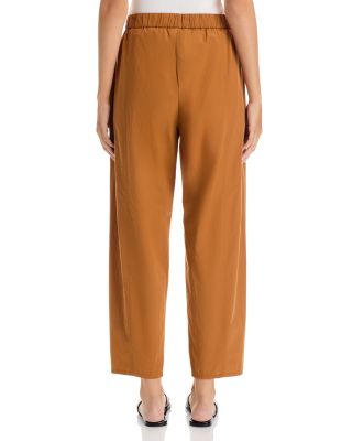 Pleated Lantern Ankle Pants
