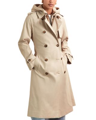 Petites Zip Out Mac Trench Coat