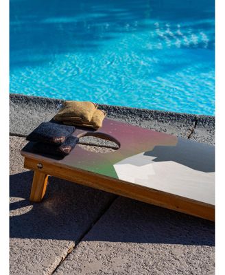 1ft x 2ft Mahogany Pathfinder Cornhole Board Set