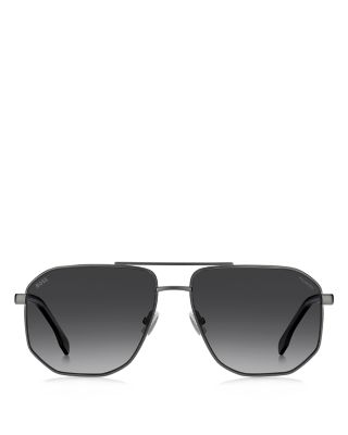 Square Double Bridge Sunglasses, 59mm
