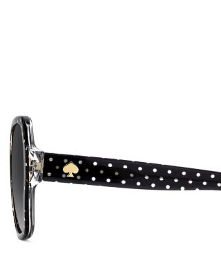 Layne Square Geometrical Sunglasses, 57mm