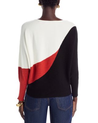 Colorblock Dolman Sleeve Sweater
