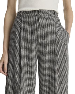High Rise Wool Blend Pants