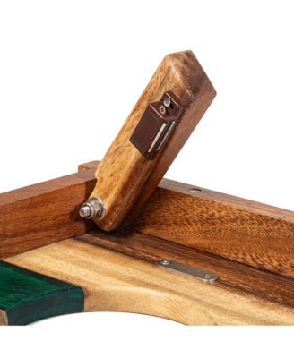 1ft x 2ft River Epoxy Resin with Live Edge Acacia Pathfinder ART Cornhole Board Sets