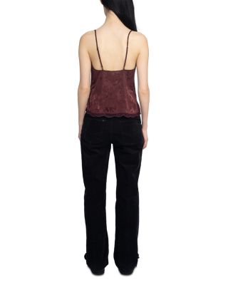 Cishi Jacquard Horses Silk Camisole