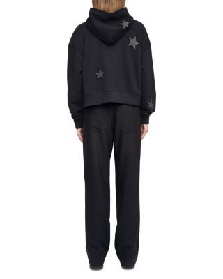 Mia Zip PMO AO Stars Embellished Hoodie