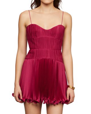 Cami Pliss&amp;eacute; Mini Dress