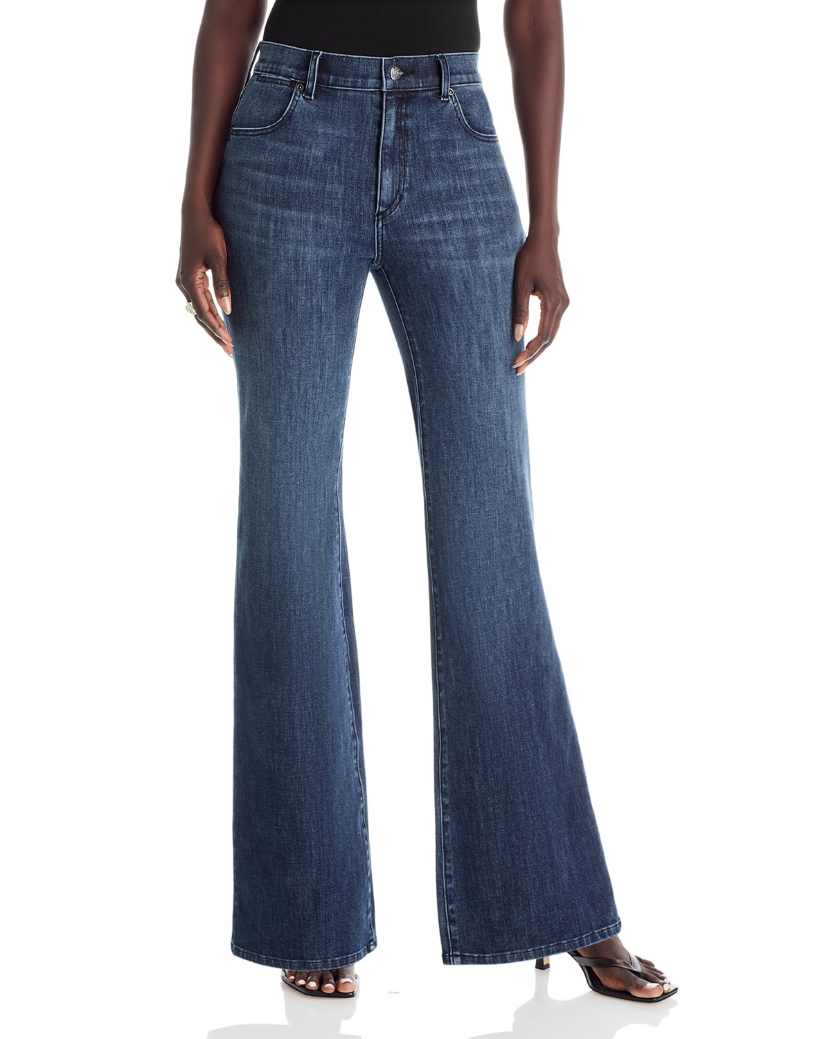 Rosie High Rise Flare Jeans in Indigo