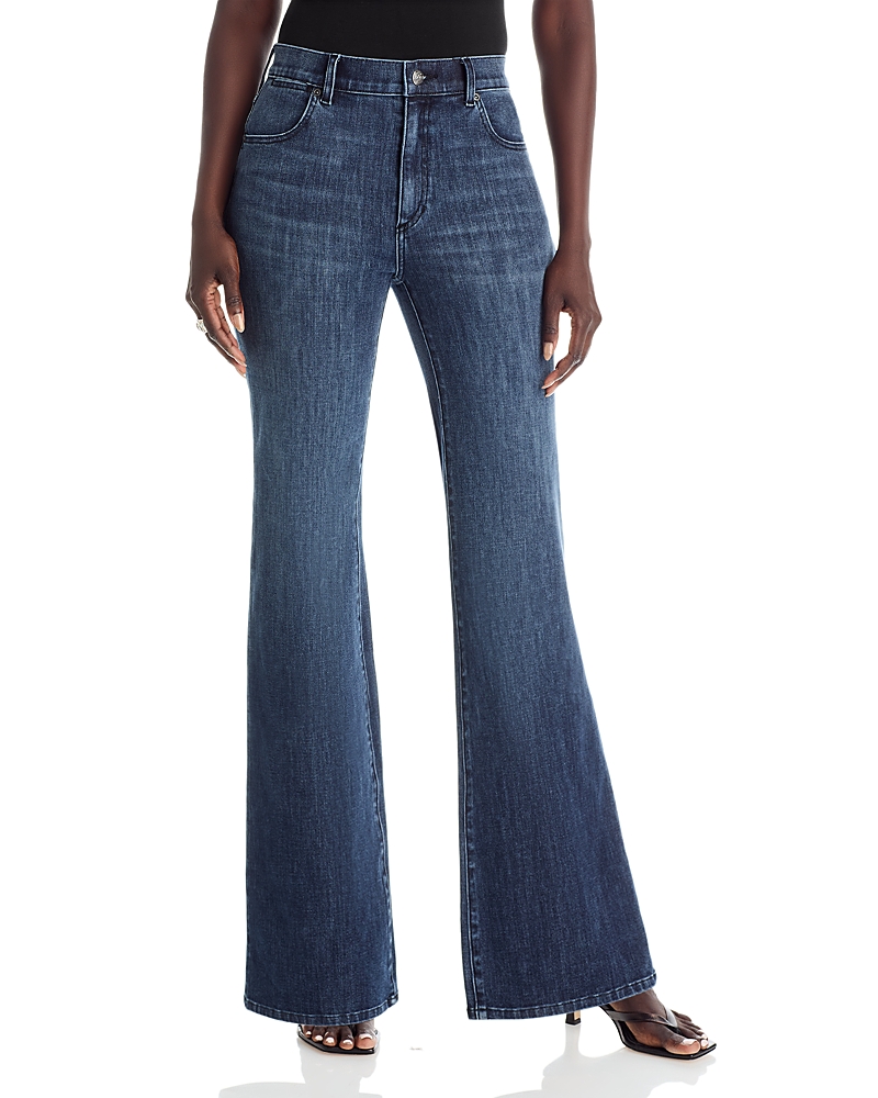 Kobi Halperin Rosie High Rise Flare Jeans In Indigo In Blue