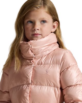 Girls' Down Hooded Long Jacket - Big Kid, Little Kid