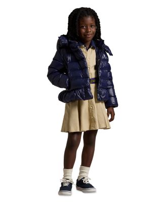 Girls' Down Hooded Jacket - Big Kid, Little Kid