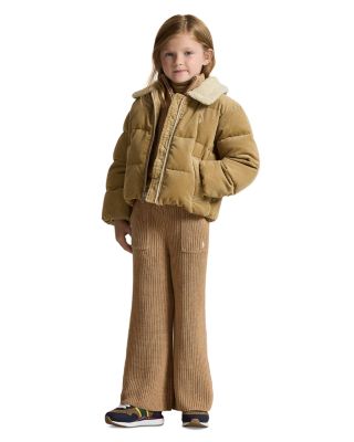 Girls' Cotton Corduroy Down Jacket - Big Kid, Little Kid