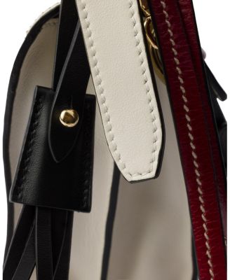 Soft Sound Small Leather Shoulder Bag with Charms