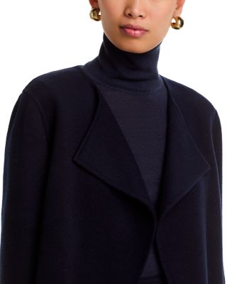 Foldover Lapel Crop Jacket 