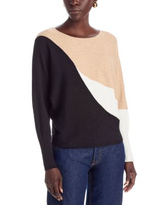 Colorblock Dolman Sleeve Sweater