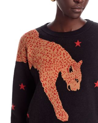 Cheetah Stars Jacquard Sweater
