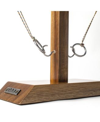 Acacia Globetrotter Tabletop Hook & Ring Game Square Post