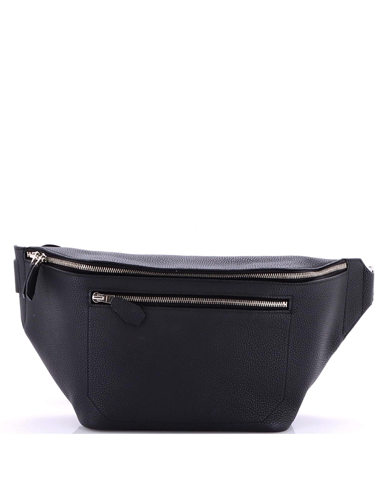 Pre-owned Pre-owned Hermes Hermes Gm Cityslide Belt Bag Togo In Black