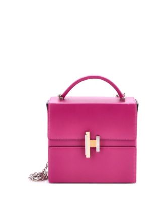 Pre-Owned HERMÈS - Cinhetic Top Handle Bag Tadelakt