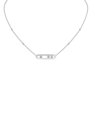 Diamond Move Necklace in 18K Gold, 16.5", 0.3 tcw