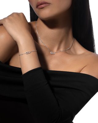 Diamond Move Uno Pav&eacute; Bracelet in 18K Gold, 0.19 tcw