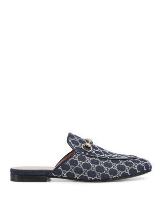 Gucci Women's GG Crystal Princetown Slippers | Bloomingdale's Shoes