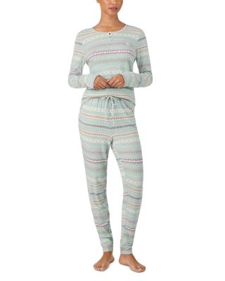 Long Sleeve Crewneck Jogger Pants Pajama Set