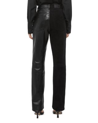 Bisected Leather Pants