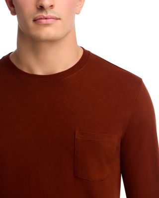Long Sleeve Crewneck Pocket Tee