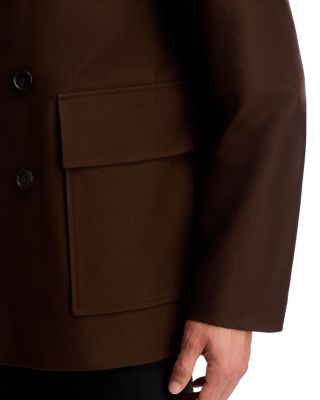 Peached Cotton Peacoat