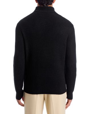 Shaker Shawl Collar Sweater