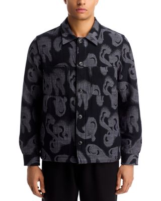 Long Sleeve Button Front Textured Shirt