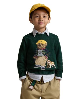 Boys' Polo Bear Sweater - Little Kid
