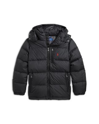 Boys' Ripstop Down Hooded Jacket - Big Kid
