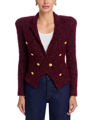 Bethany Knit Double Breasted Blazer