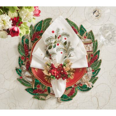 Xmas Carol Napkin Ring