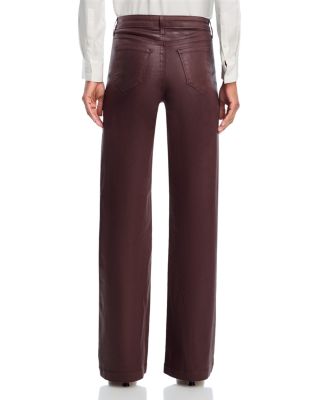 Scottie High Rise Wide Leg Jeans in Chocolate