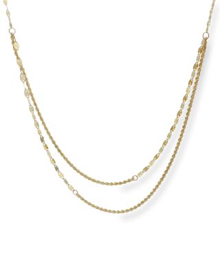 Petali Rope Cascata Necklace in 14K Yellow Gold, 18"