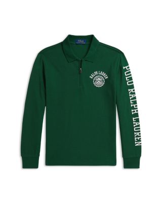 Boys' Logo Cotton Mesh Polo Shirt - Big Kid