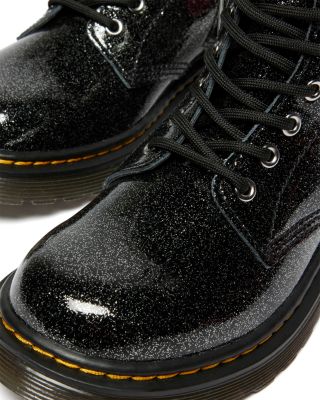 Girls' Junior 1460 Glitter Lace Up Boots - Toddler, Little Kid