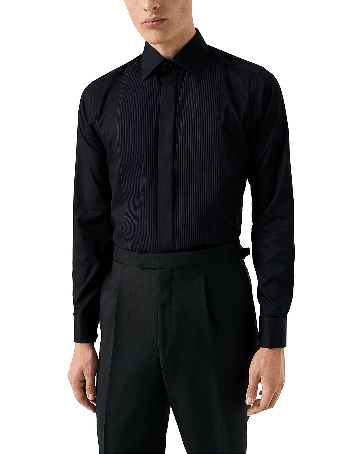 Eton Slim Fit Solid Plisse Shirt
